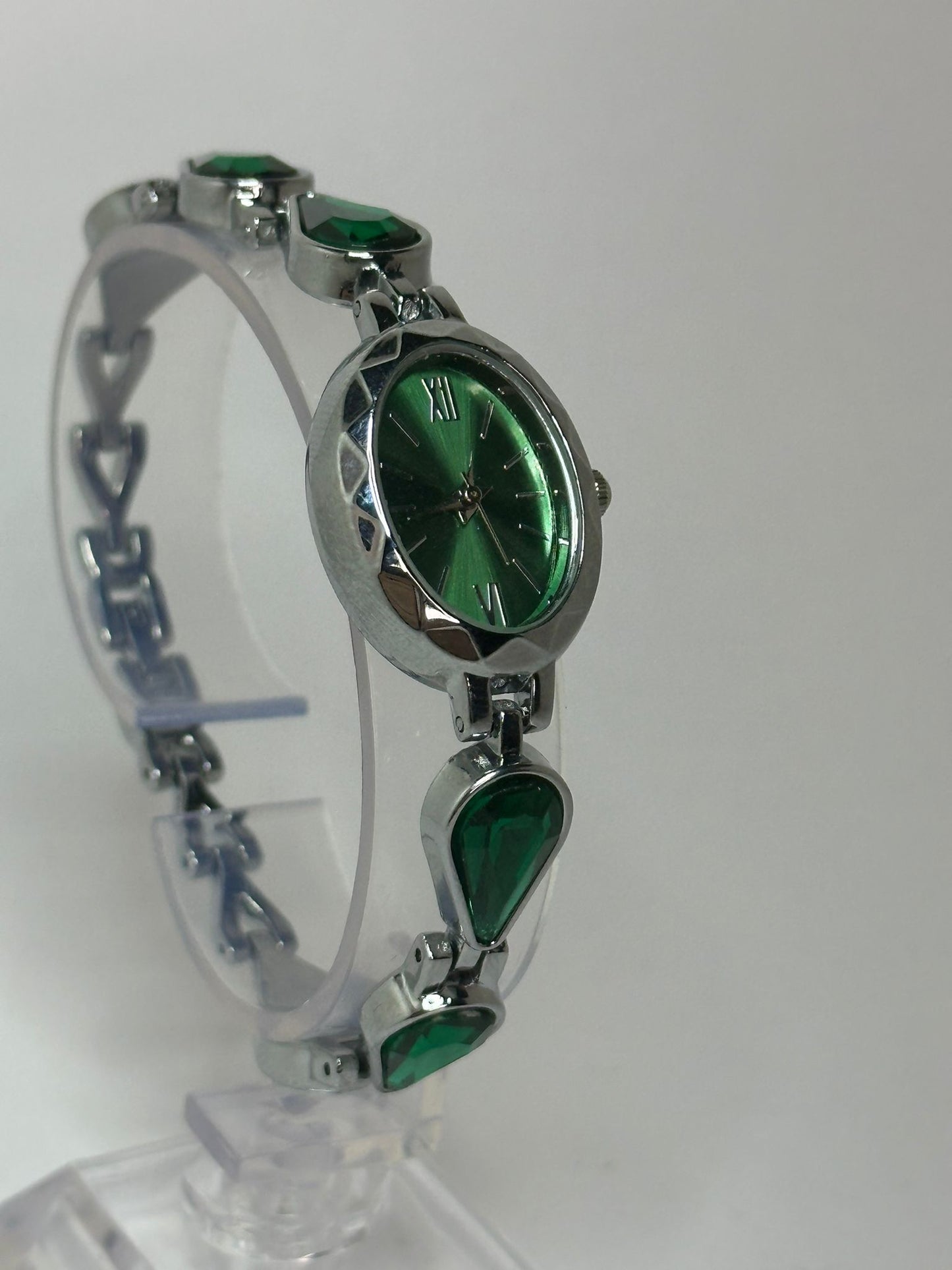Silver Damla Taşlı
